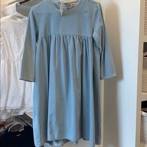 Denim Babydoll Dress